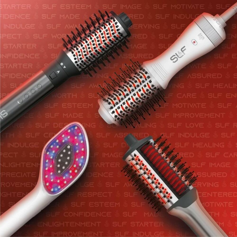 SLF Red Light Therapy Travel Dryer Hair Brush - Picture 7 of 7